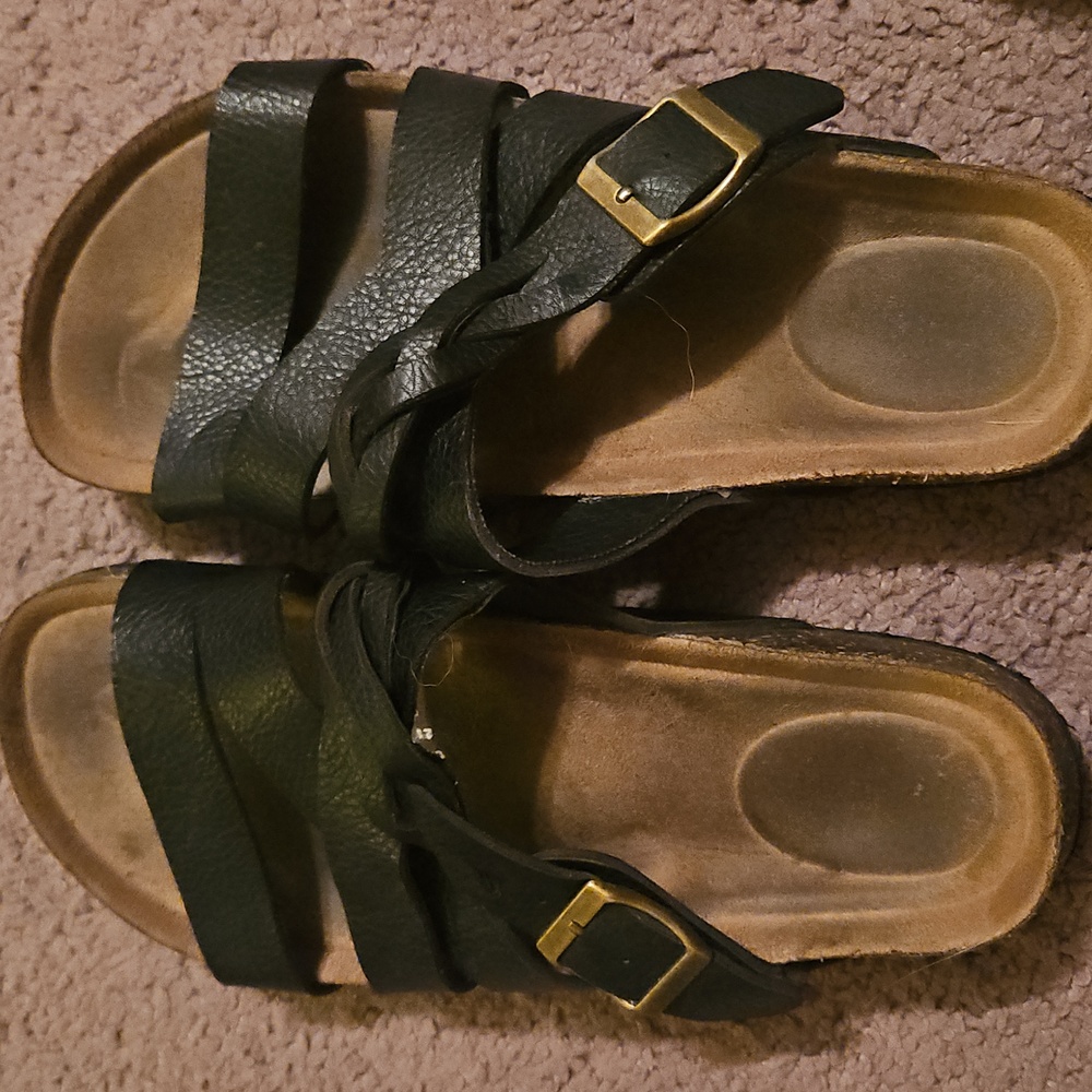 Black, Cushionair Sandels